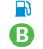 B